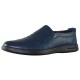 Pantofi piele naturala barbati bleumarin Mels 99106-blue