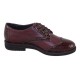 Pantofi piele naturala dama visiniu Nicolis lac 110706-Visiniu-Croco