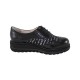 Pantofi piele naturala dama negru Agressione Perla-V4-Negru