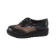 Pantofi piele naturala dama negru Agressione Perla-V5-BlackGold