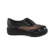 Pantofi piele naturala dama negru Agressione Perla-V5-BlackGold