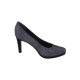 Pantofi dama negru Marco Tozzi toc inalt 2-22414-26-006-Black-Struct