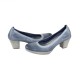 Pantofi piele naturala dama albastru Marco Tozzi toc mediu 2-22420-26-812-Denim-Antic