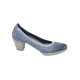 Pantofi piele naturala dama albastru Marco Tozzi toc mediu 2-22420-26-812-Denim-Antic