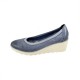 Pantofi piele naturala dama albastru Marco Tozzi toc mediu 2-22427-26-812-Denim-Antic