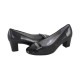 Pantofi piele naturala dama negru Ara shoes toc mic London-KalBlack-Foullamm