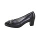 Pantofi piele naturala dama negru Ara shoes toc mic London-KalBlack-Foullamm