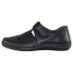 Pantofi piele naturala barbati negru Waldlaufer relax confort ortopedic 478302-174-001-Herwig-Black