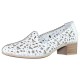 Pantofi piele naturala dama alb Dogati shoes toc mediu 770-02-Alb