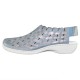 Pantofi piele naturala dama albastru gri Rieker relax confort 413V8-12-Blue