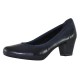 Pantofi piele naturala dama bleumarin Marco Tozzi toc mediu 2-22418-33-892-Navy-Antic