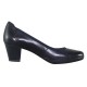 Pantofi piele naturala dama bleumarin Marco Tozzi toc mediu 2-22418-33-892-Navy-Antic