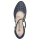 Pantofi piele naturala dama bleumarin Remonte toc mediu D0825-14-Blue-combination