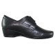 Pantofi piele naturala dama negru Nicolis toc mediu 10153-Negru
