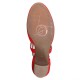 Pantofi piele naturala dama rosu Remonte toc mediu D0827-33-Red