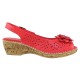 Sandale piele naturala dama rosu Pass Collection QM065-701-05-N-Red