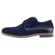Pantofi eleganti piele intoarsa barbati bleumarin Pieton SIR-184-BL-VL