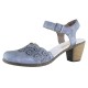 Pantofi dama albastru Rieker toc mediu 40958-14-Blue
