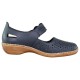 Pantofi piele naturala dama bleumarin Rieker relax confort 41399-14-Blue