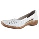Pantofi piele naturala dama alb Rieker relax confort 413X9-80-White