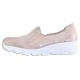 Pantofi piele naturala dama roz bej multicolor Rieker relax confort 587B0-62-beige