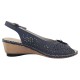 Sandale piele naturala dama bleumarin Rieker 66156-14-Blue