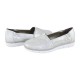 Pantofi piele naturala dama alb argintiu Rieker relax confort M1371-90-Silver