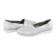 Pantofi piele naturala dama alb argintiu Rieker relax confort M1371-90-Silver