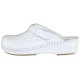 Saboti piele naturala dama alb Scholl medicinali F20174-1065-370-Clog-BS-Adapta-White