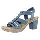 Sandale dama albastru Rieker 66527-12-Blue-combination