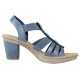 Sandale dama albastru Rieker 66527-12-Blue-combination