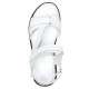 Sandale piele naturala dama alb Elvis 47737-Bianco