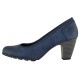 Pantofi dama bleumarin s.Oliver toc mediu 5-22404-22-802-denim