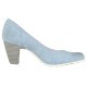 Pantofi dama albastru s.Oliver toc mediu 5-22404-22-810-ltblue