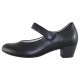 Pantofi piele naturala dama negru Waldlaufer toc mic medicinal 358303-186-001-Hilaria