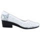 Pantofi piele naturala dama alb Yussi toc mic 295-T-42-246-26