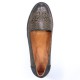 Pantofi piele naturala dama gri Yussi toc mic 552-T-08-17