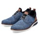 Pantofi barbati albastru maro Rieker relax confort 14450-14-Albastru-Maro
