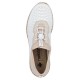Pantofi dama alb bej roz Rieker relax confort N4286-80-Alb-Bej-Roz