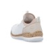 Pantofi dama alb bej roz Rieker relax confort N4286-80-Alb-Bej-Roz
