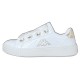 Pantofi dama alb Kappa 242614-1045-Alb-Auriu