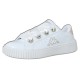 Pantofi dama alb Kappa 242614-1045-Alb-Auriu