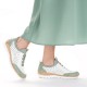 Pantofi dama alb verde Rieker relax confort N4277-90-Alb-Verde