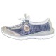 Pantofi dama albastru Rieker relax confort L3296-42-Blue-combination