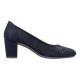 Pantofi dama albastru Rieker toc mediu 41057-14-Albastru