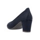 Pantofi dama albastru Rieker toc mediu 41057-14-Albastru