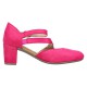 Pantofi dama fuchsia Rieker toc mediu 41080-31-Fuchsia