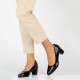 Pantofi dama negru Filippo toc mediu DP4497-23-BK-Negru