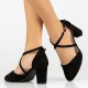 Pantofi dama negru Filippo toc mediu DS4627-23-BK-Negru