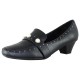 Pantofi dama negru Mae & Mathilda toc mic 17639G-Schwarz